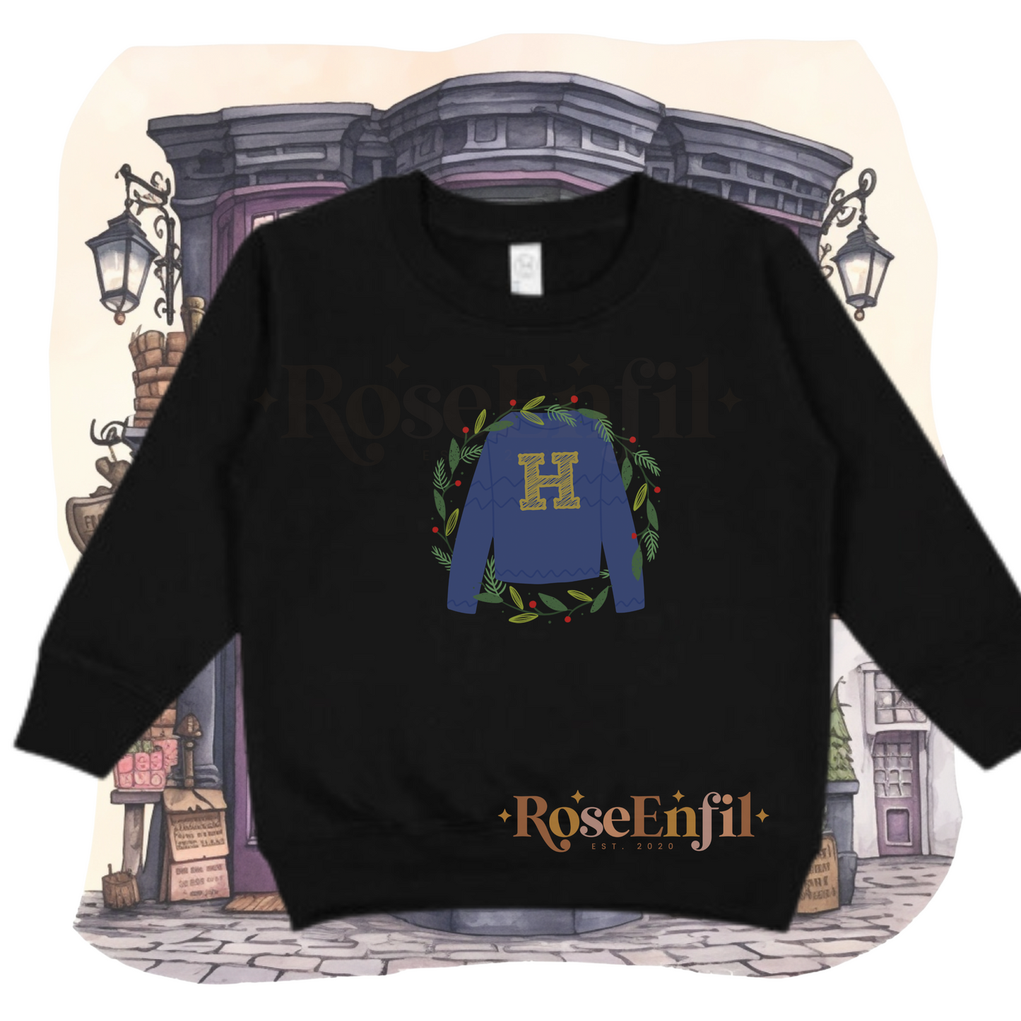 RON et Harry - Pull de Noël, Molly W. version moderne et confortable - Imprimé ✨ TAILLE ENFANT (deux couleurs)