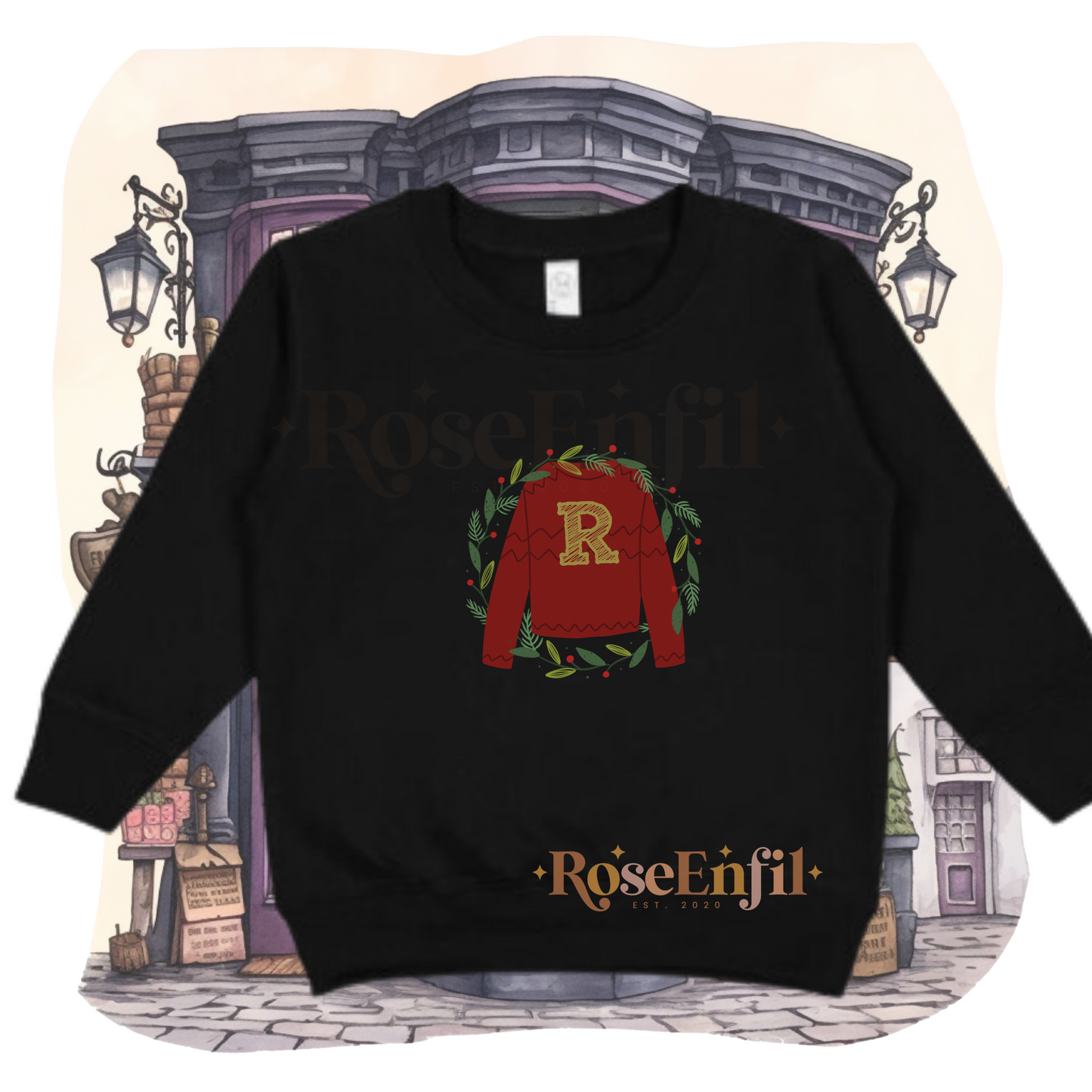 RON et Harry - Pull de Noël, Molly W. version moderne et confortable - Imprimé ✨ TAILLE ENFANT (deux couleurs)