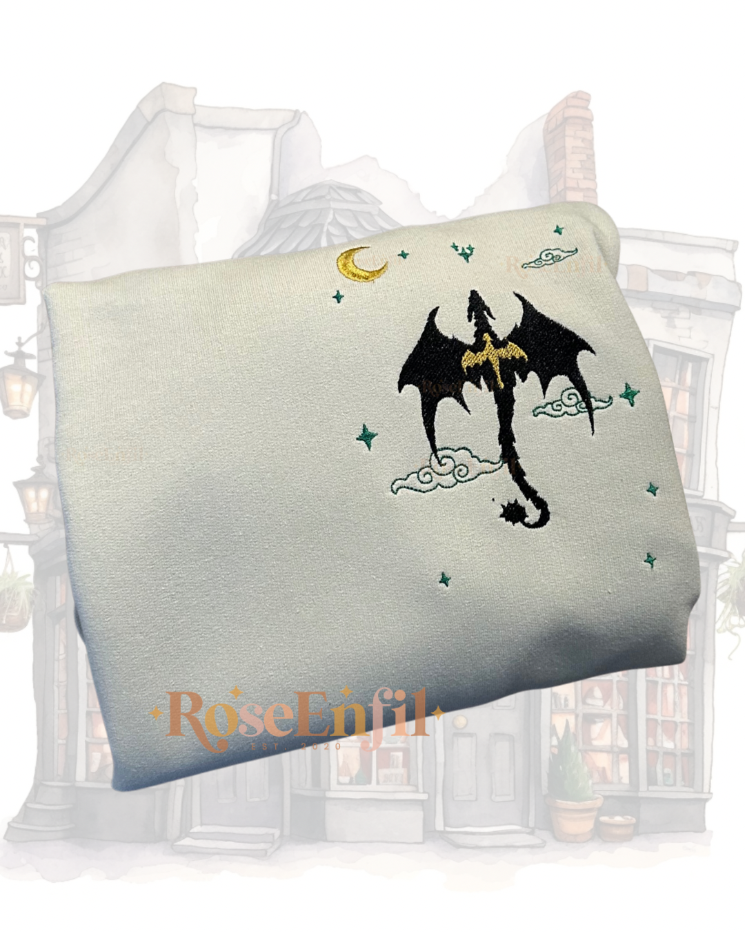 Dragon - Collection Livres fantastique - Broderie magique - Plusieurs couleurs