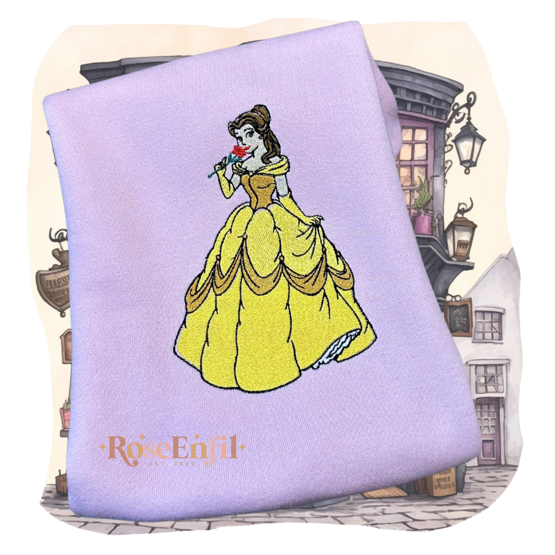 Belle - Collection Princesse - Broderie magique - Plusieurs couleurs