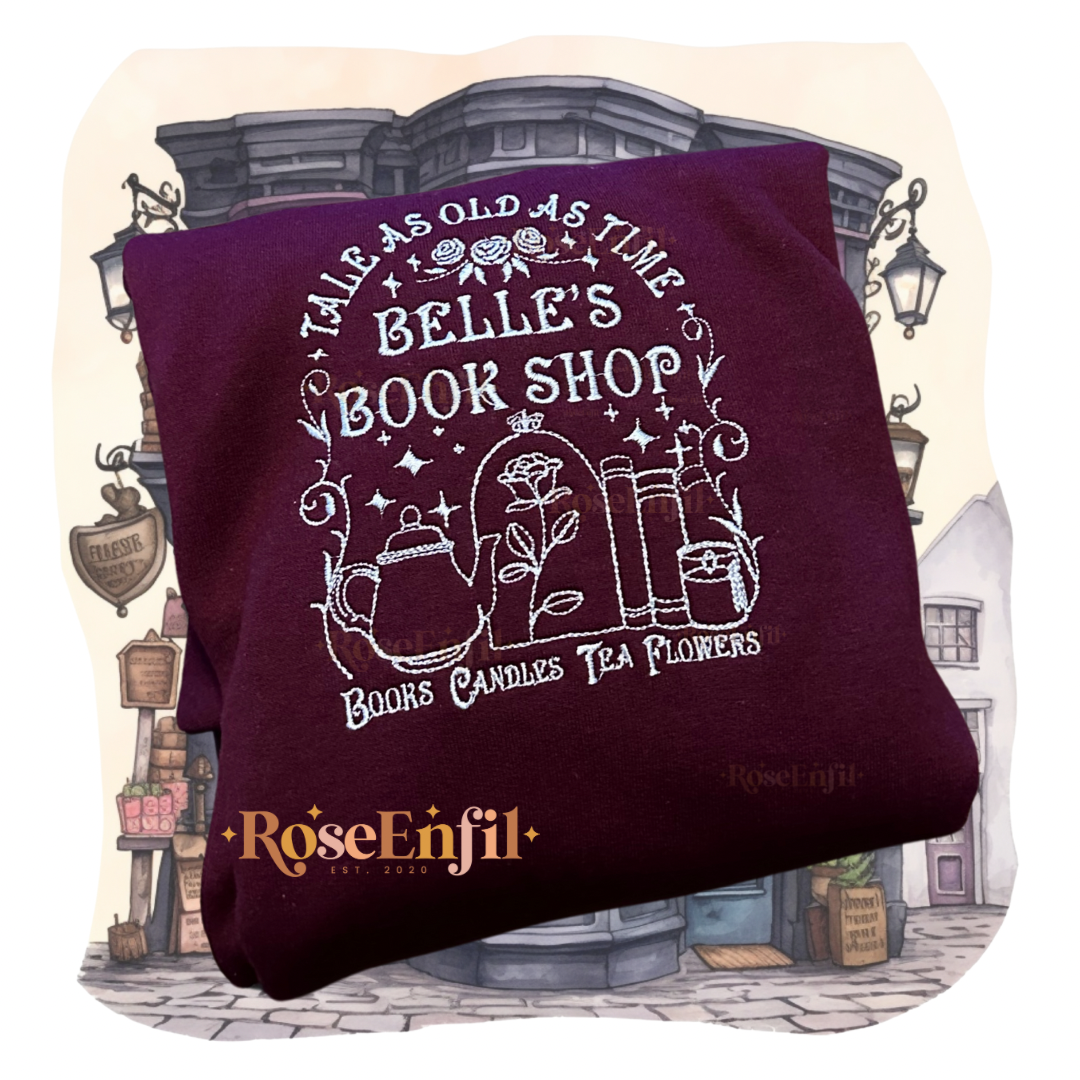 La boutique de livres de Belle - Collection Princesse - Broderie Enchantée - Plusieurs couleurs
