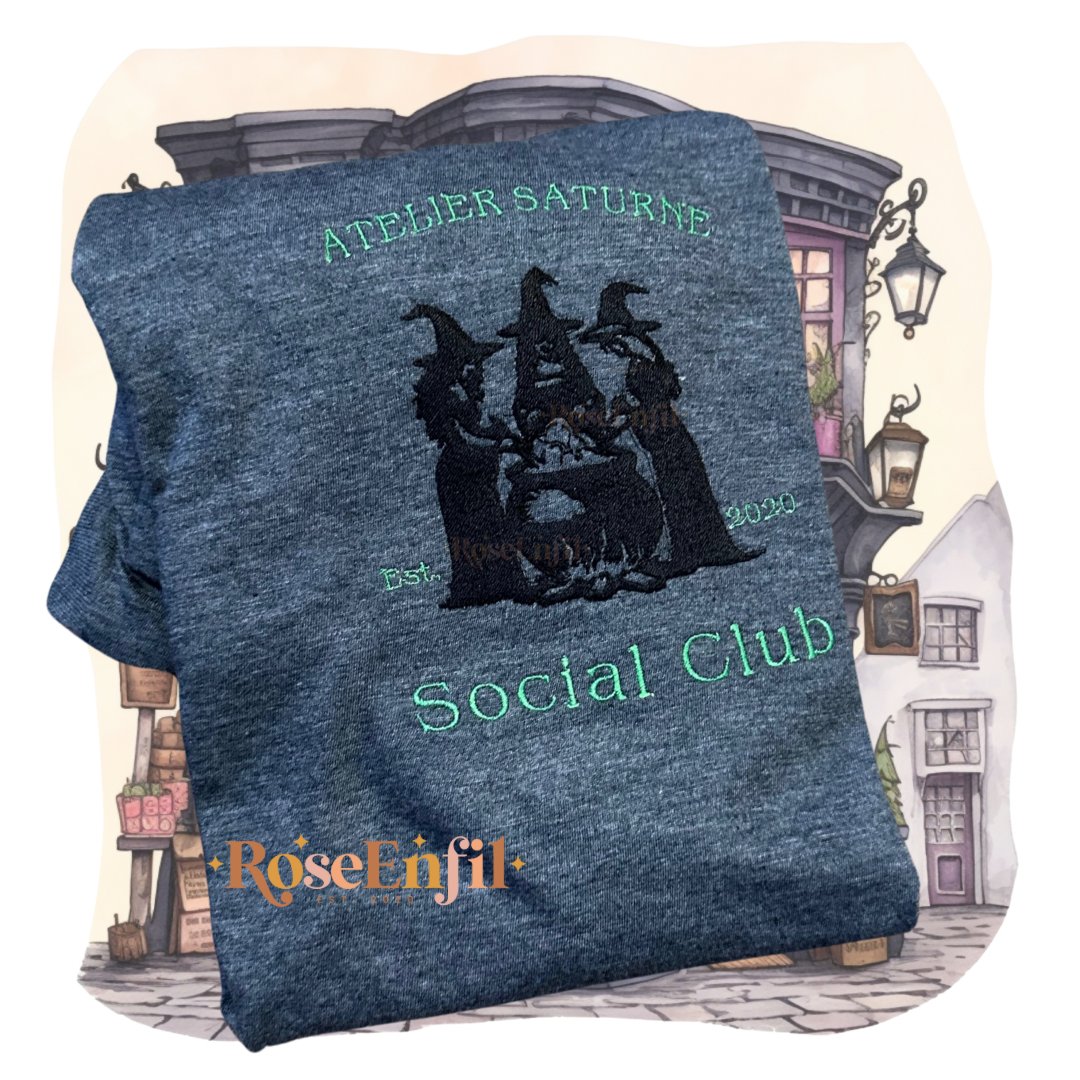 Atelier Saturne - Club Social (CREWNECK OU TSHIRT)