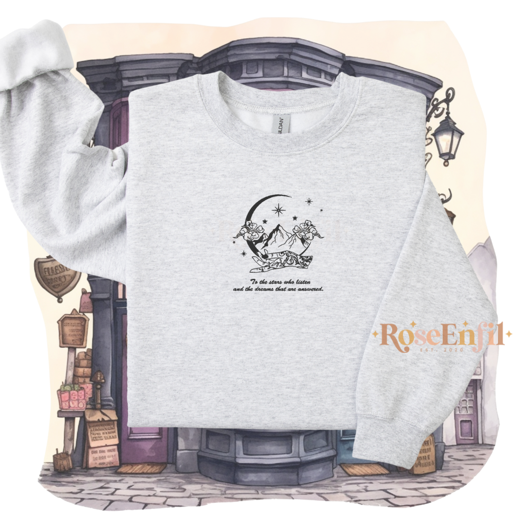 Étoiles et rêves ✨ Édition livres fantastiques - Broderie