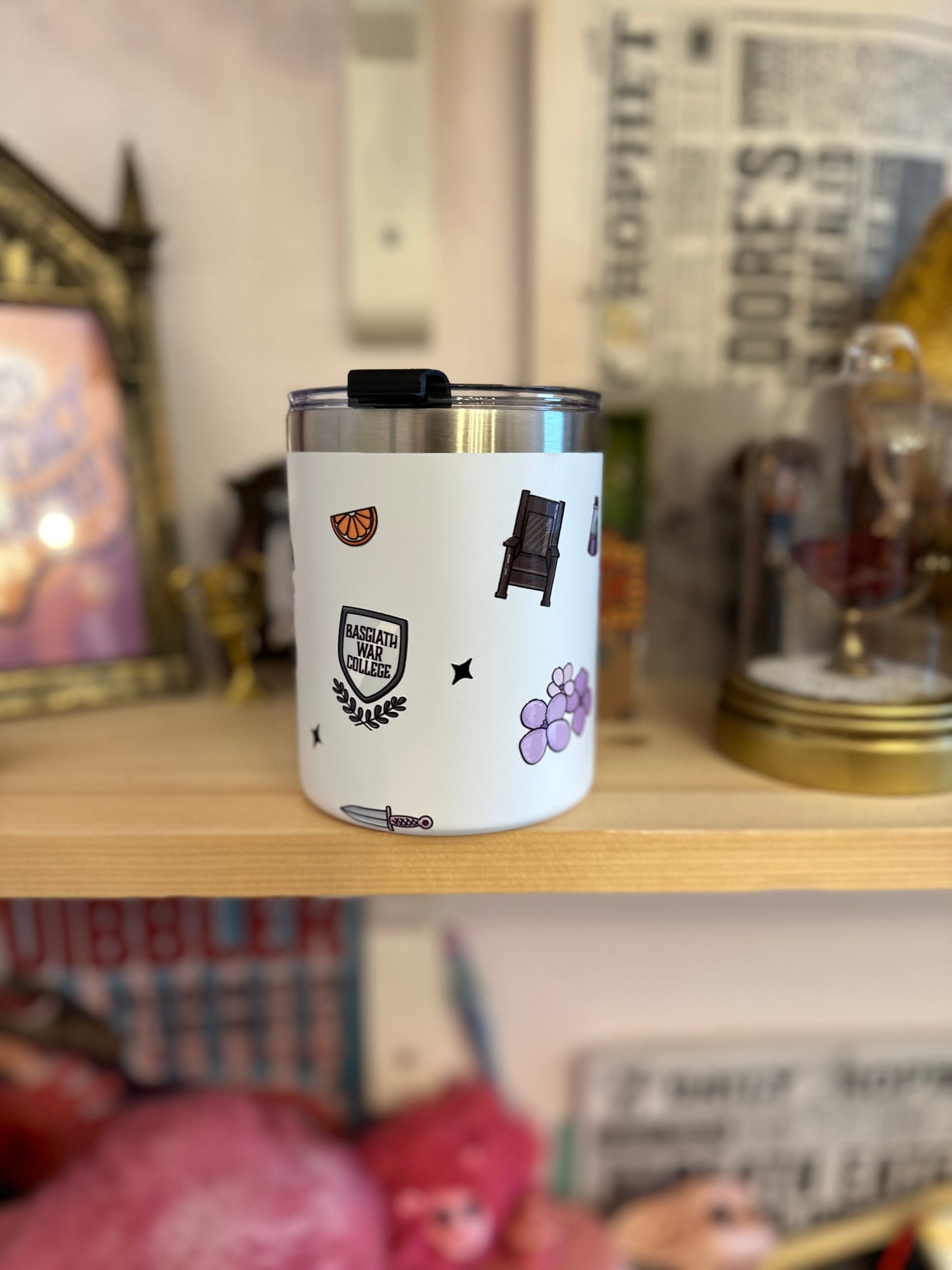 Amoureux des livres fantastiques - tasse acier inoxydable - 12 Oz