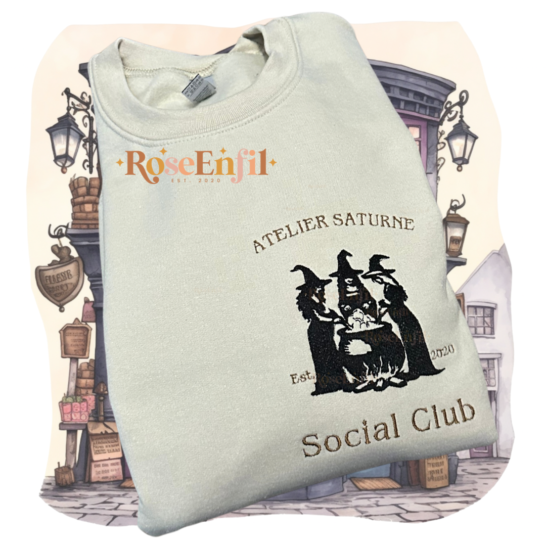 Atelier Saturne - Club Social (CREWNECK OU TSHIRT)
