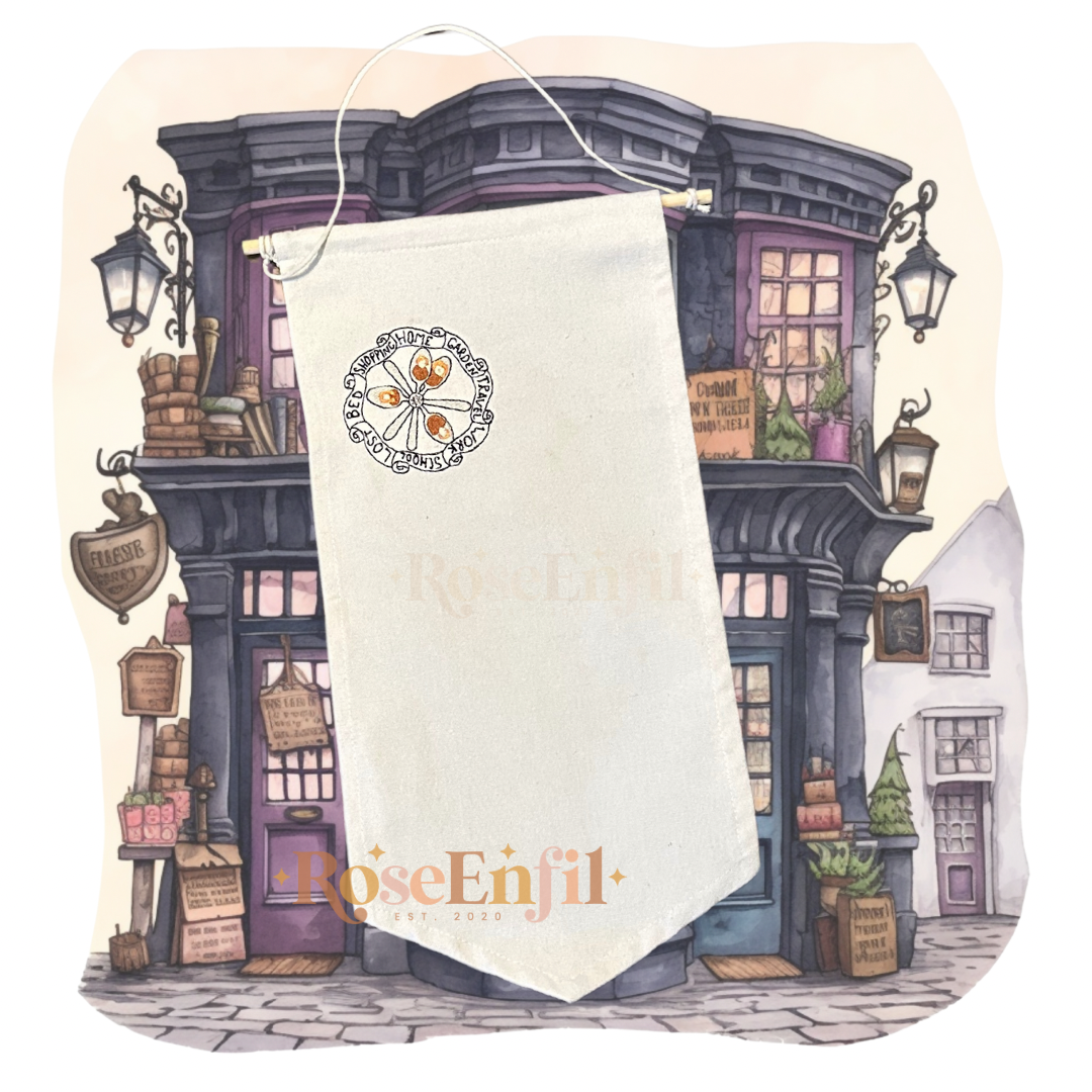 Bannière horloge famille ~ support pins ou boucles d'oreilles