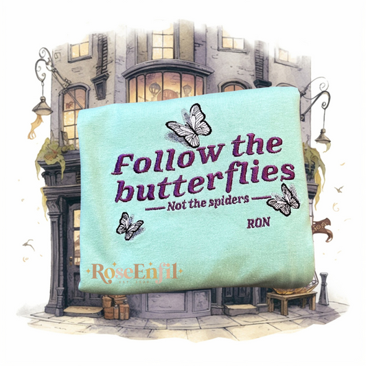 Pre-order - Follow the butterflies - Mint Green