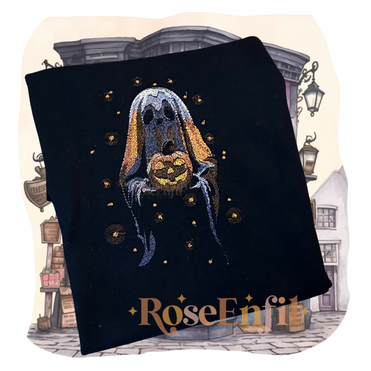 Ghost - Spooky Collection - Embroidery - Black only