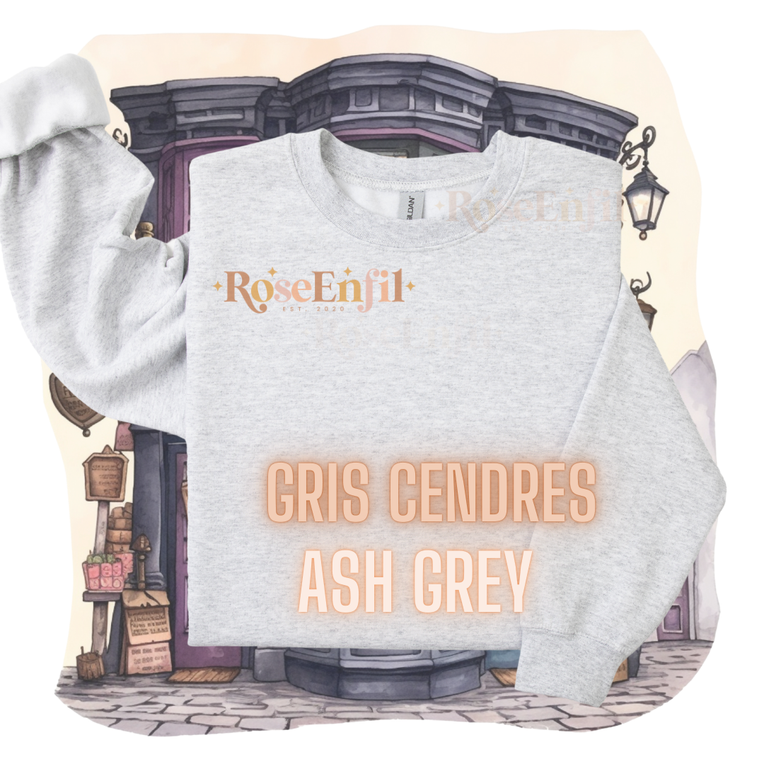Christmas H or R Sweater ✨ Ash gray