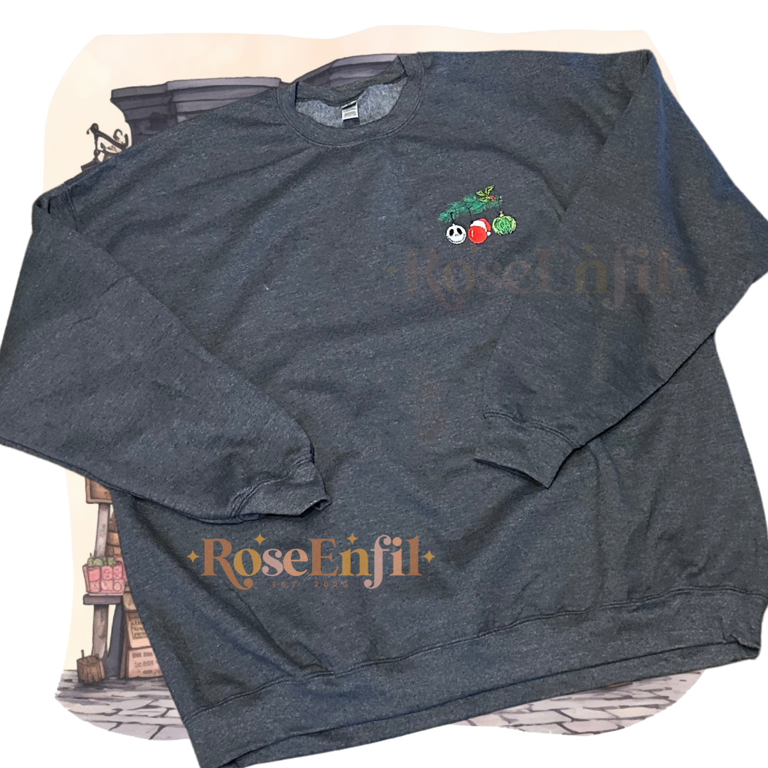 Festive Christmas Garland - Iconic Christmas Characters - Embroidery (multiple colors)