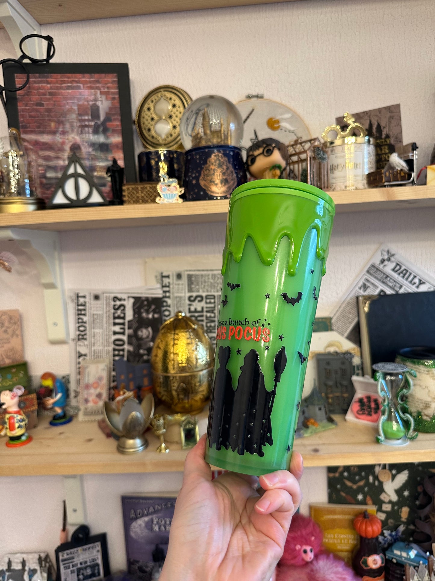 Tumbler vert Sorcières - Effet GLOW IN THE DARK