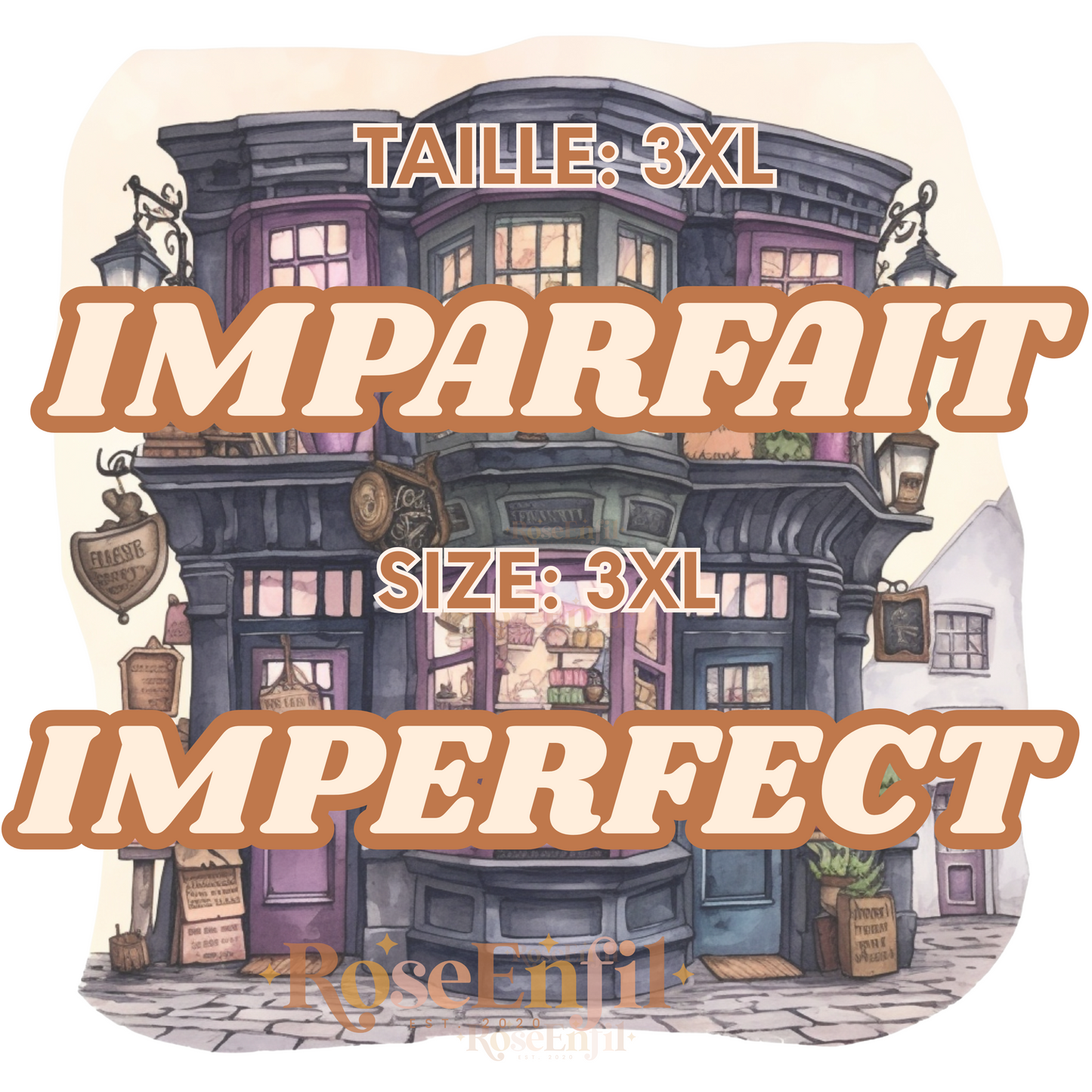 TAILLE 3XL- Vêtements imparfaits (plusieurs designs et couleurs)