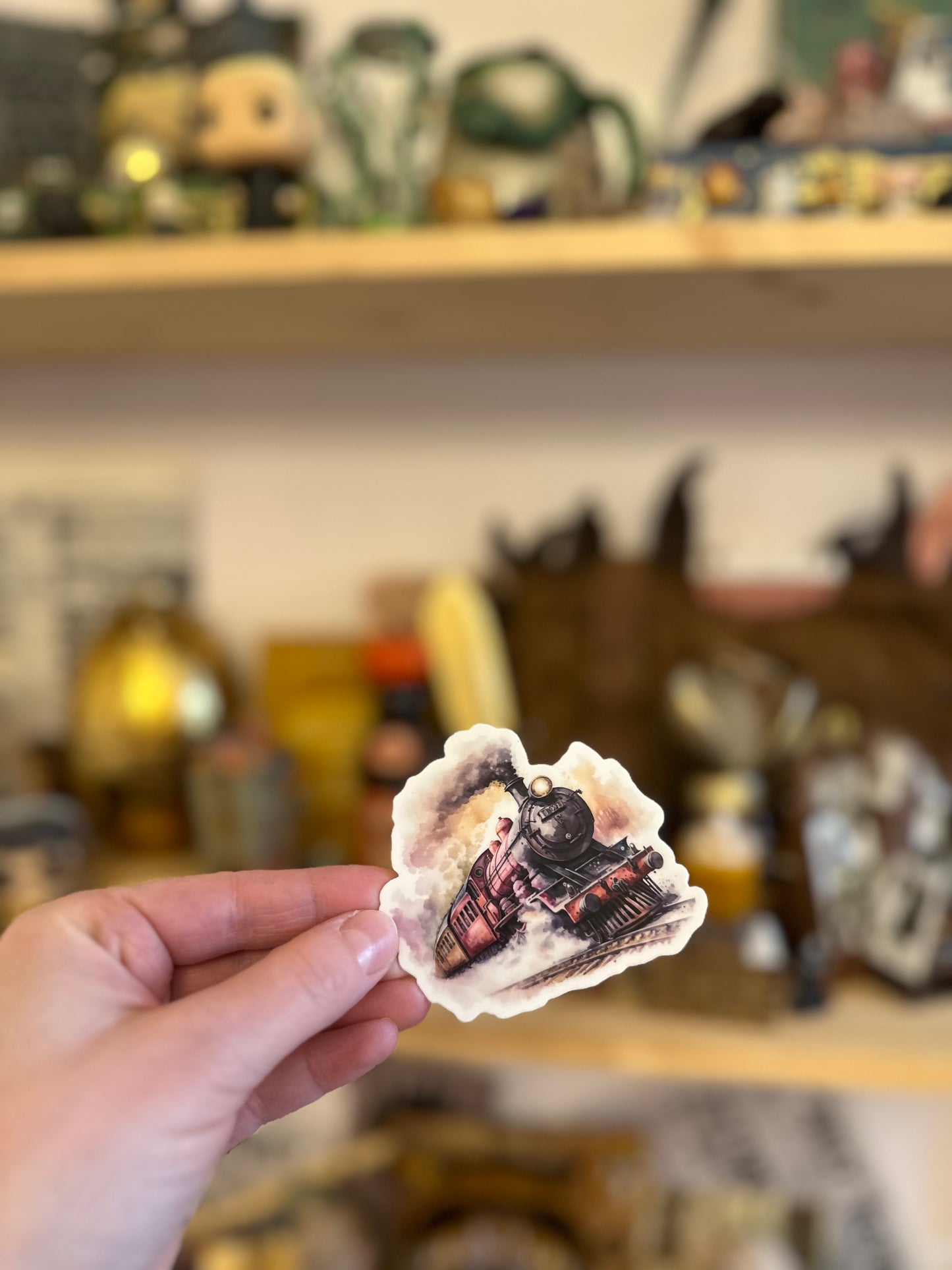 Autocollant stickers - Le train - résistant à l'eau