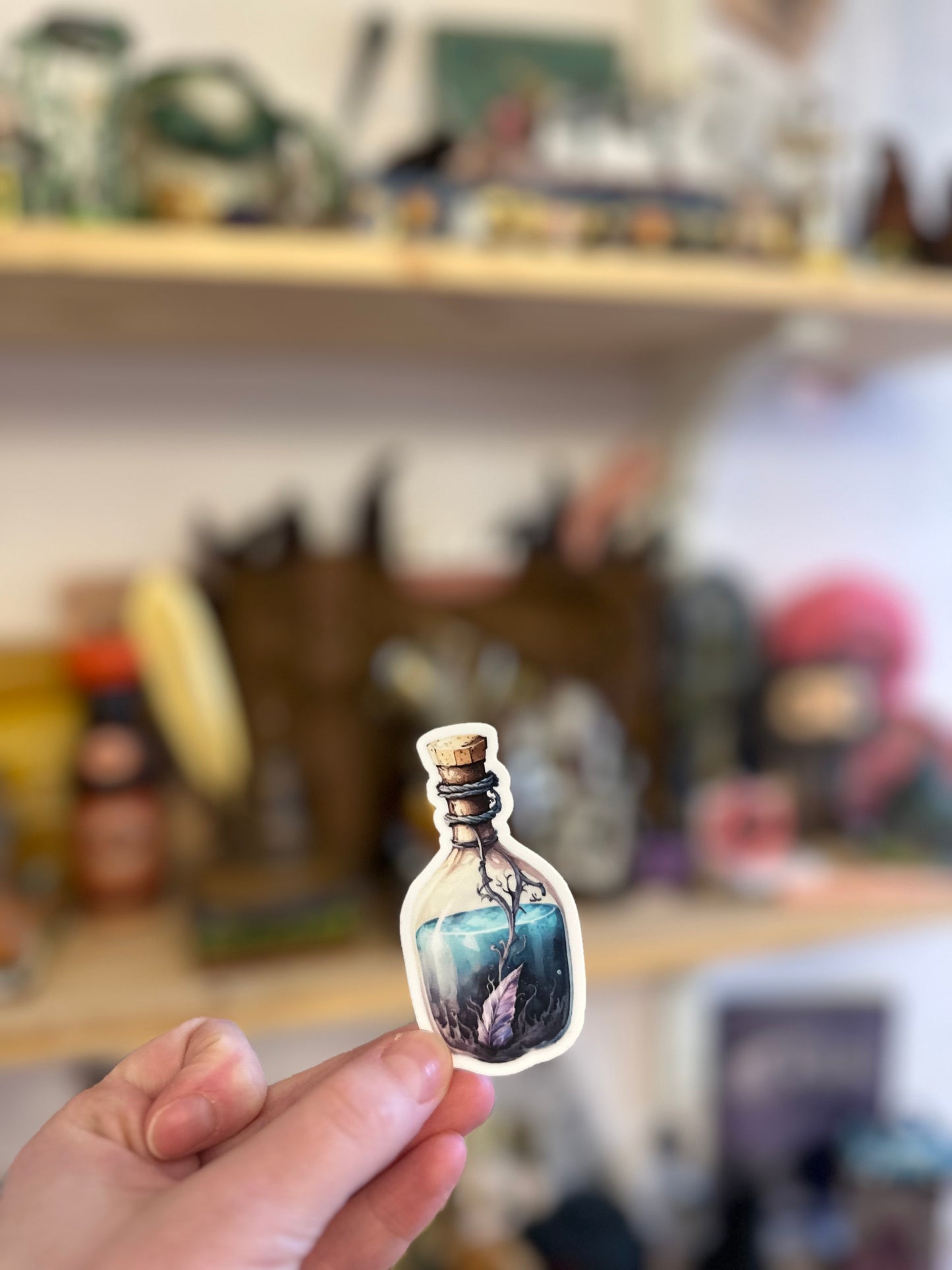 Autocollant stickers - potion - résistant à l'eau
