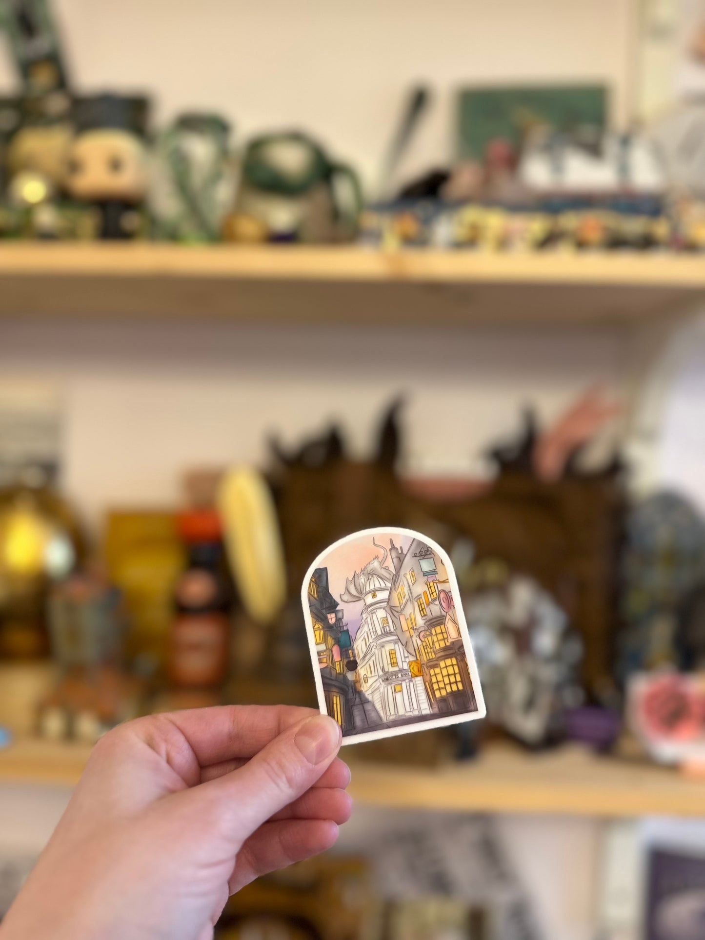 Autocollant sticker - Allée magique - résistant à l'eau