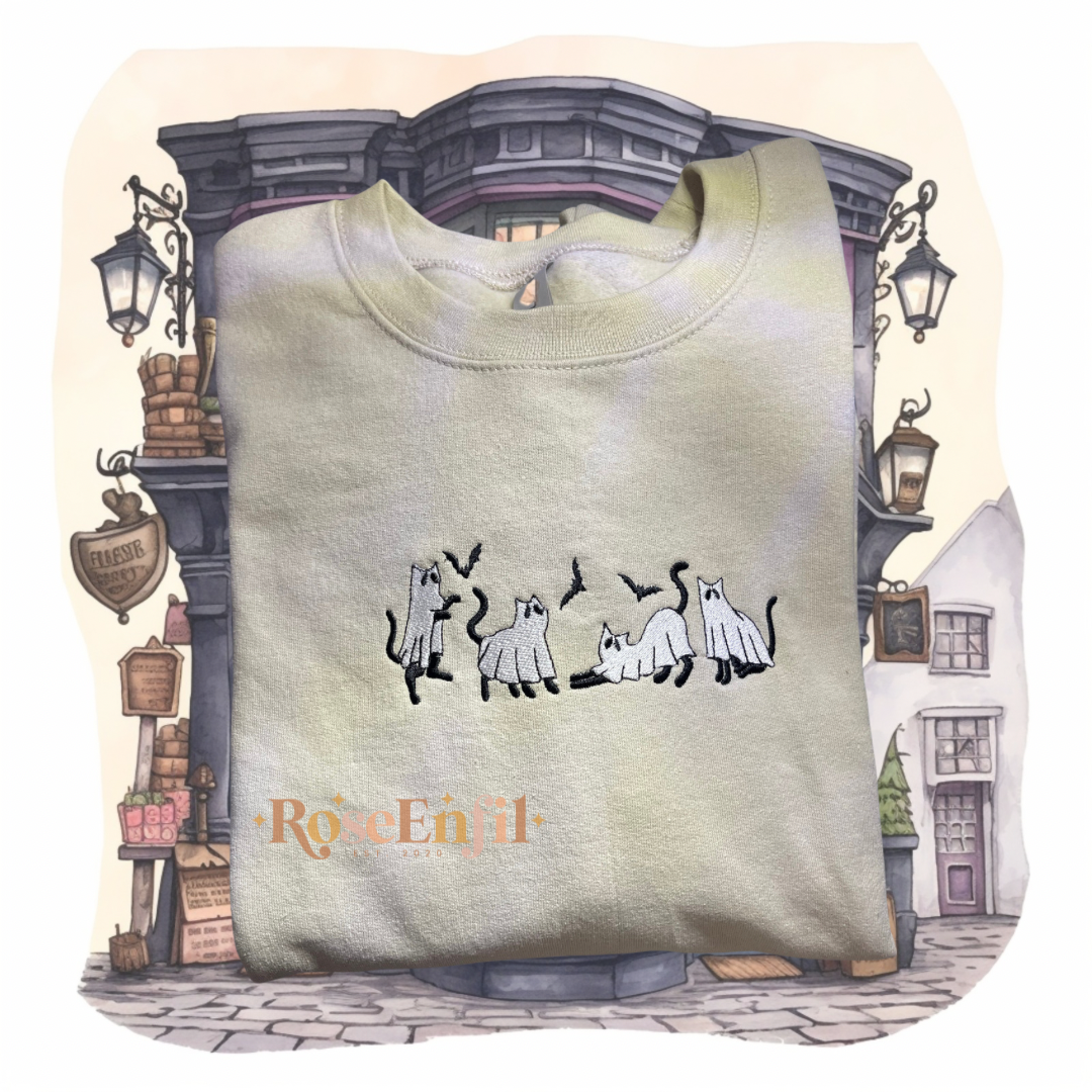 Ghost Cats ✨ Several colors - Embroider collection