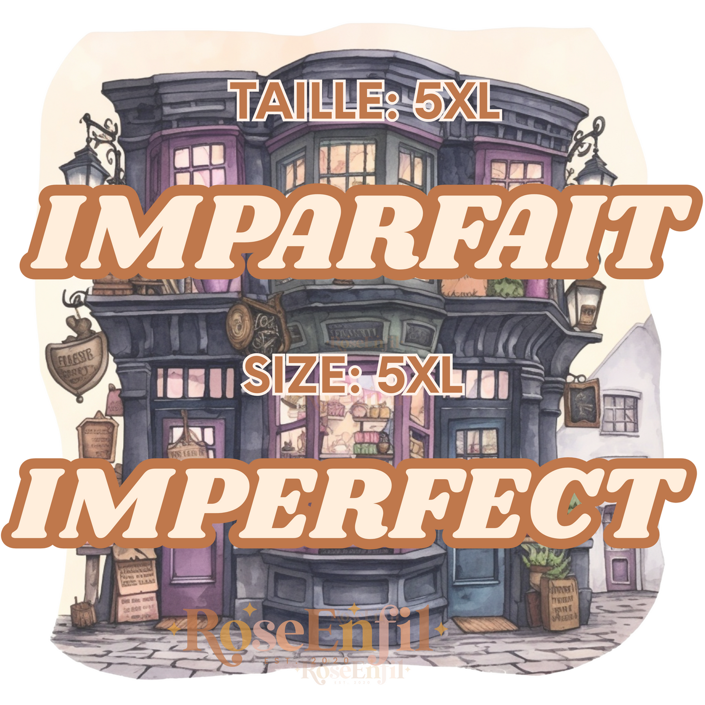 TAILLE 5XL - Vêtements imparfaits (plusieurs designs et couleurs)