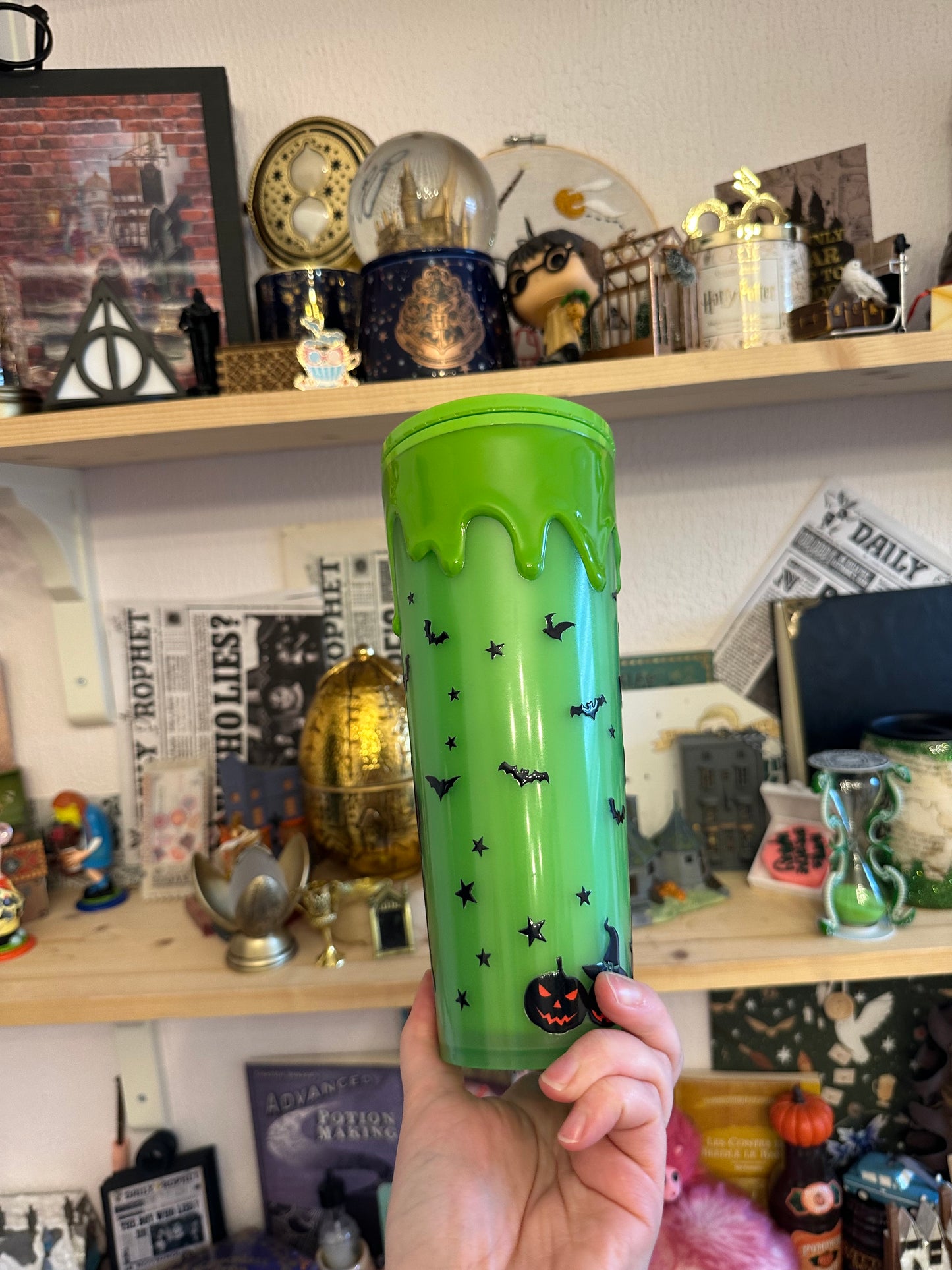 Tumbler vert Sorcières - Effet GLOW IN THE DARK