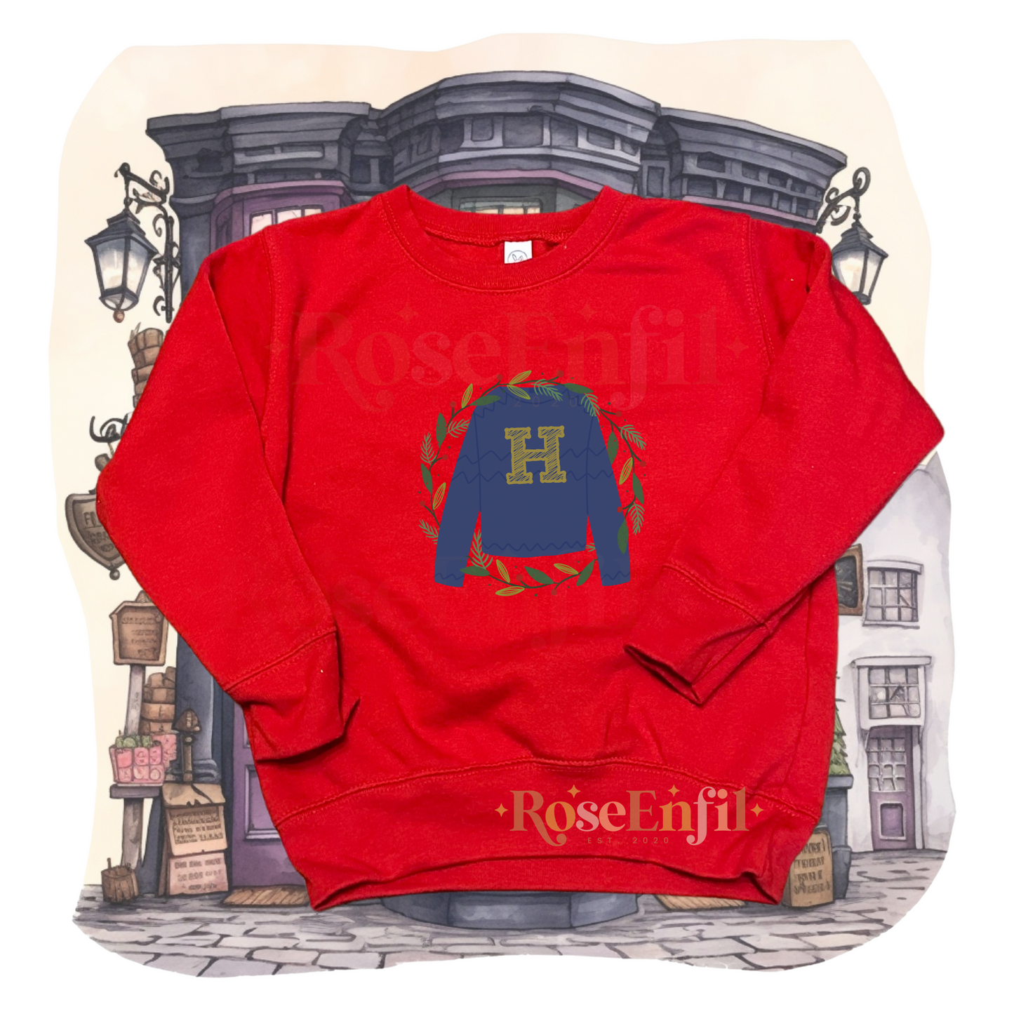 RON et Harry - Pull de Noël, Molly W. version moderne et confortable - Imprimé ✨ TAILLE ENFANT (deux couleurs)