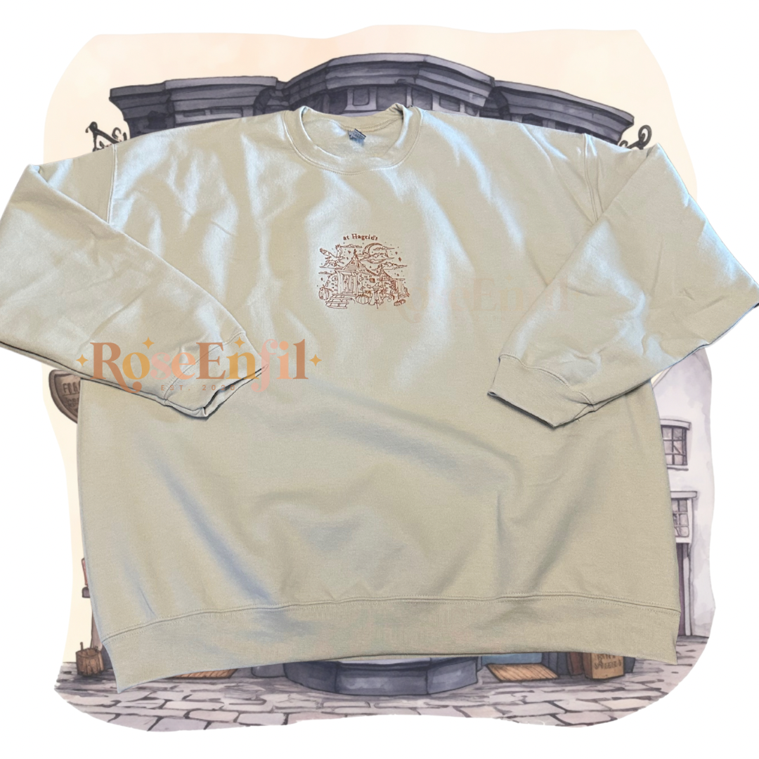 Chez Hagrid - automne - Plusieurs couleurs (broderie)