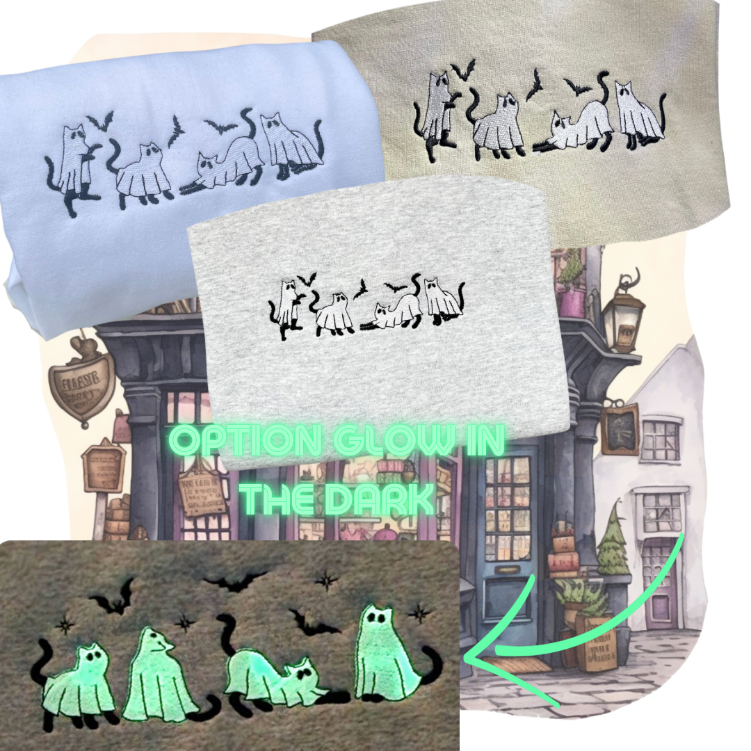 Ghost Cats ✨ Several colors - Embroider collection