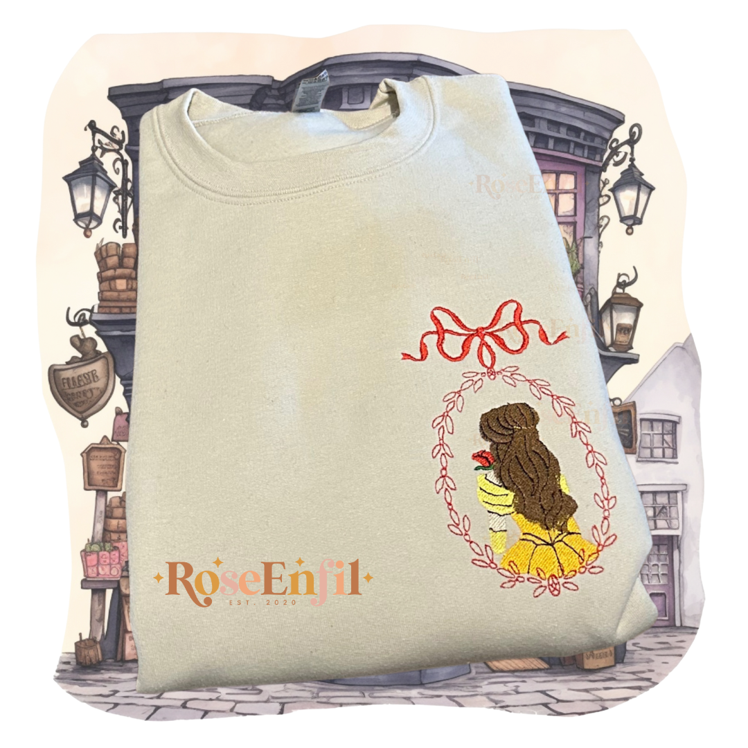 Portrait Belle - Collection Princesse - Broderie magique - Plusieurs couleurs