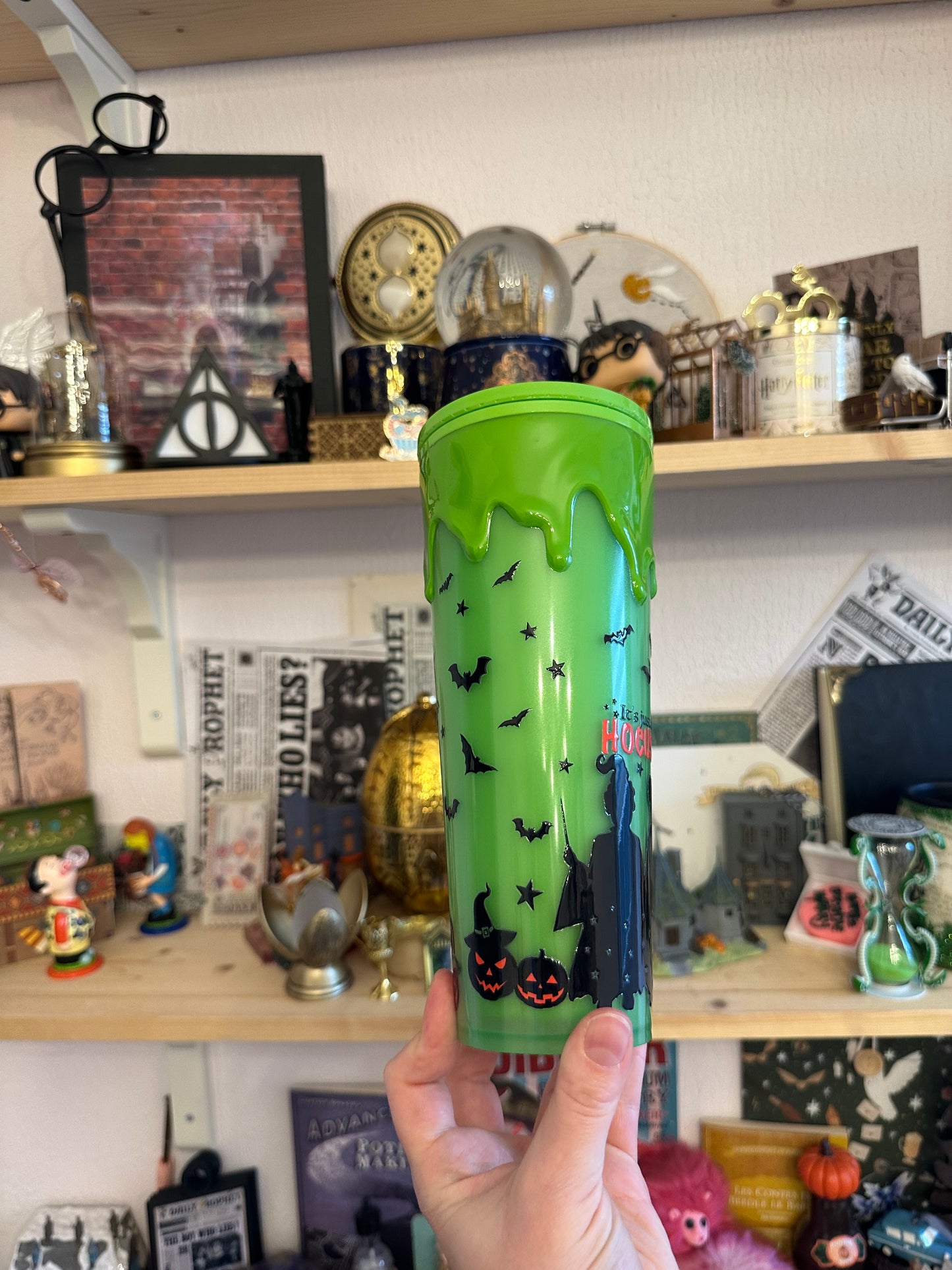 Tumbler vert Sorcières - Effet GLOW IN THE DARK