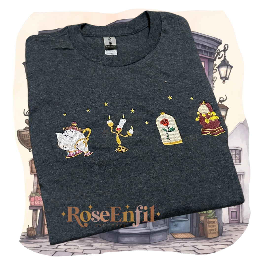 Belle (Symboles) - Collection Princesse - Broderie magique - Plusieurs couleurs