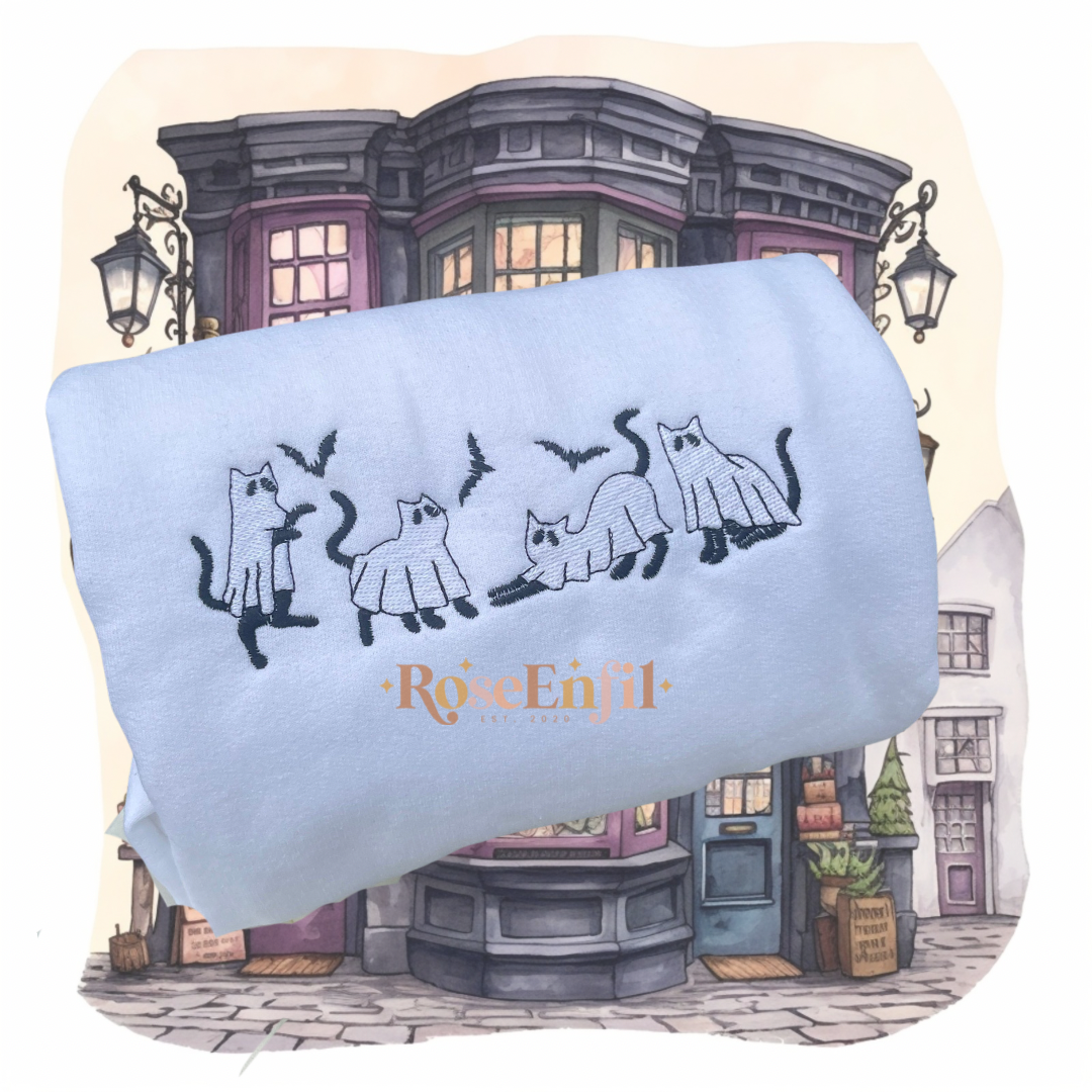 Ghost Cats ✨ Several colors - Embroider collection