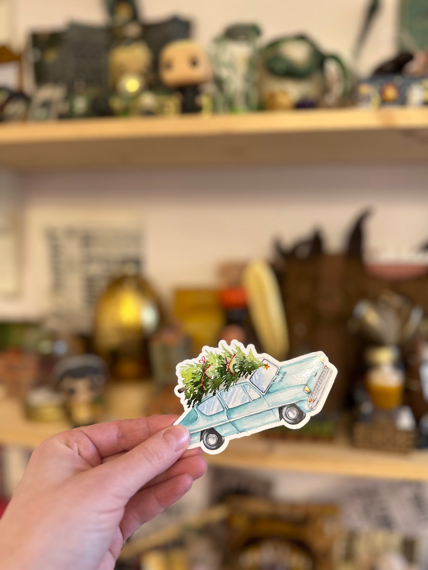 Autocollant statique - voiture volante