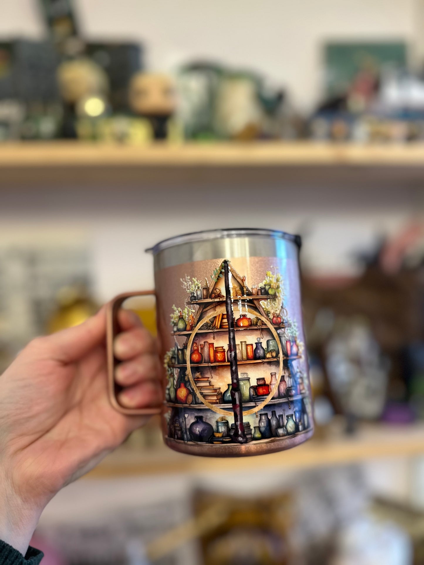 Reliques de la mort et potions - collection magie - tasse acier inoxydable - 12 Oz