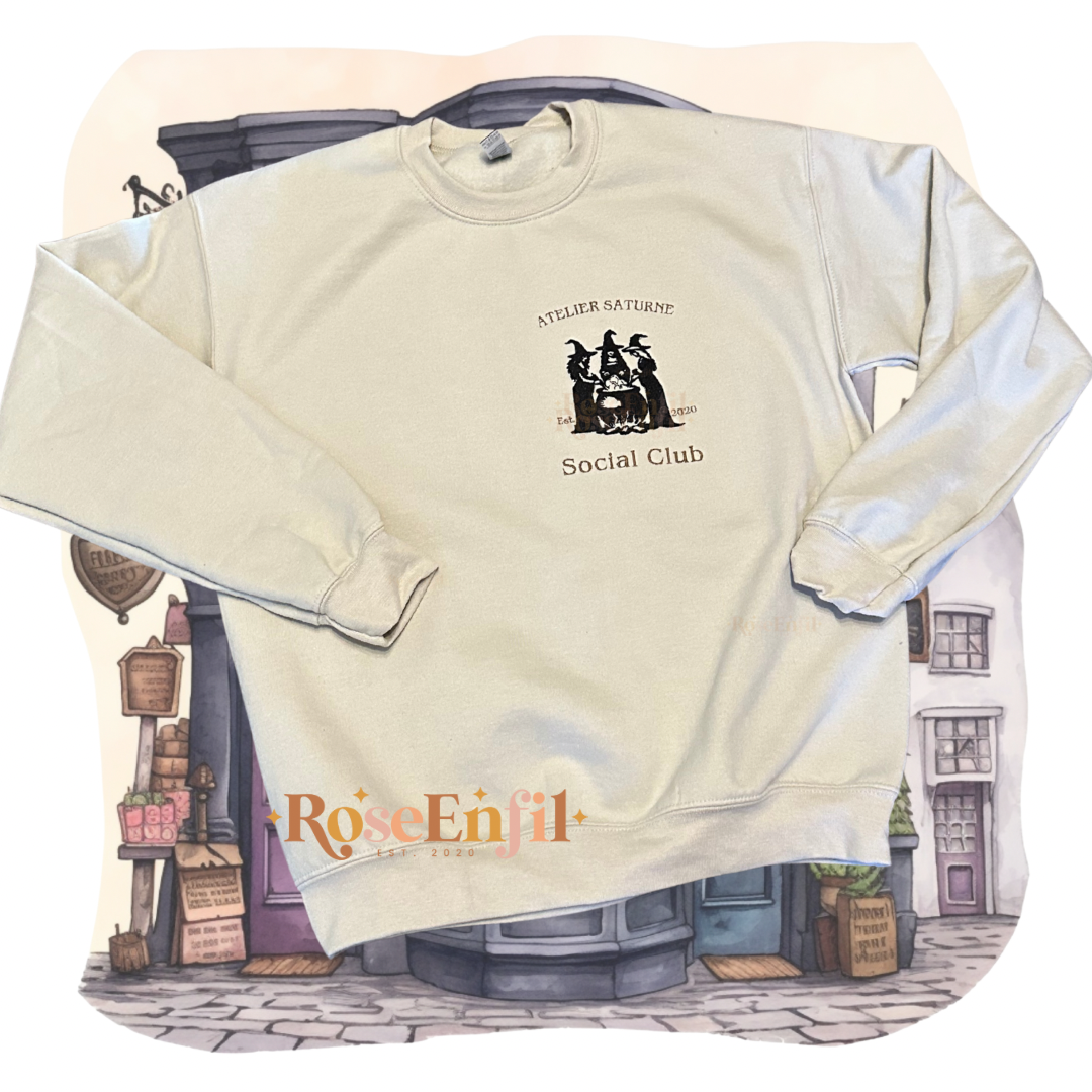 Atelier Saturne - Club Social (CREWNECK OU TSHIRT)
