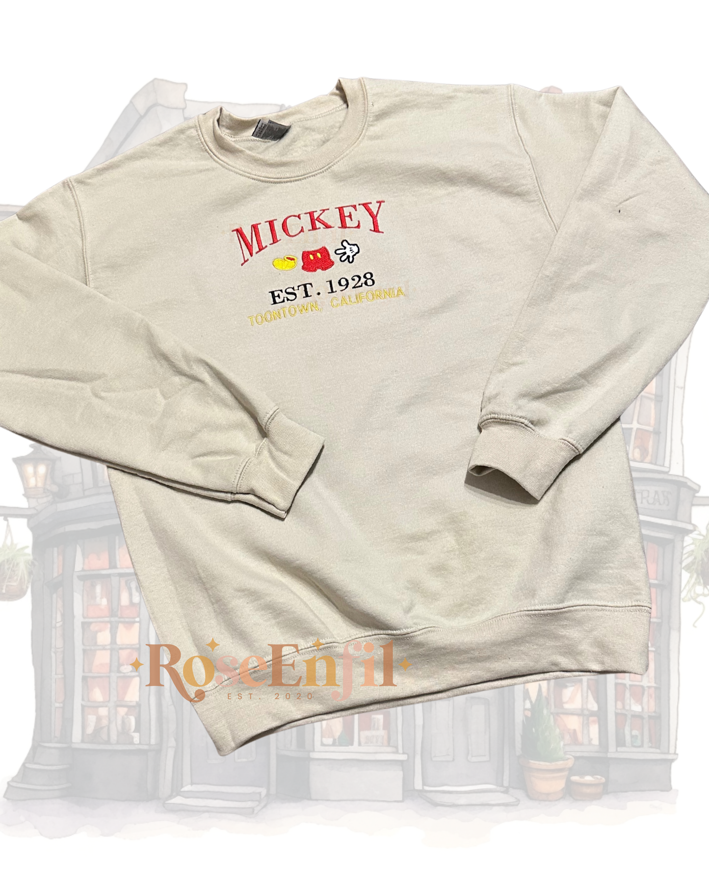 Célèbre souris - Pays de l'enchantement - Plusieurs couleurs - Broderie