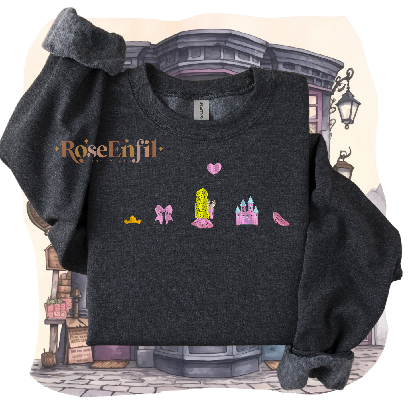 Aurora (Symboles) - Collection Princesse - Broderie magique - Plusieurs couleurs