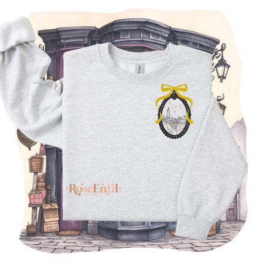 Magic school portrait in the colors of your house - Badger Loyalty - Harry Collection - Magic embroidery - Several colors