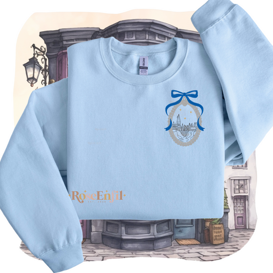 Magic school portrait in the colors of your house - Eagle Knowledge - Harry Collection - Magic embroidery - Several colors
