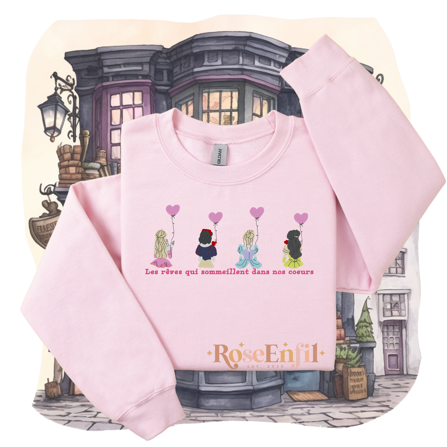 Les princesses - rêves - Collection Princesse - Broderie magique - Plusieurs couleurs