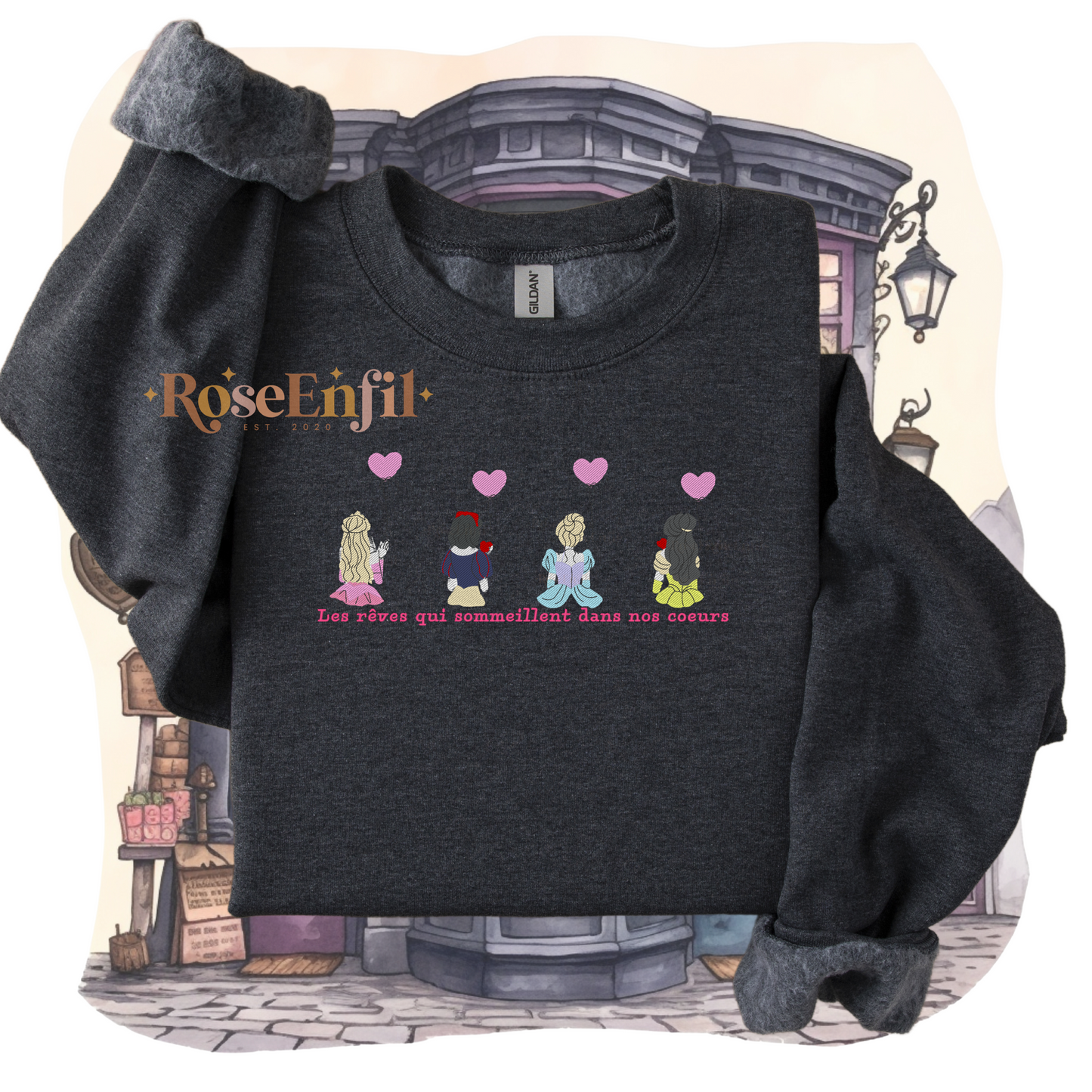 Les princesses - rêves - Collection Princesse - Broderie magique - Plusieurs couleurs