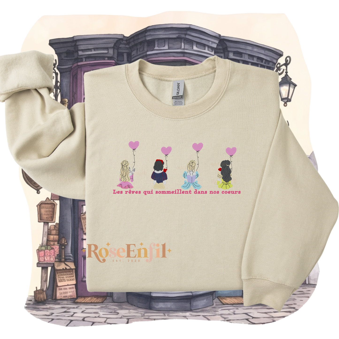 Les princesses - rêves - Collection Princesse - Broderie magique - Plusieurs couleurs