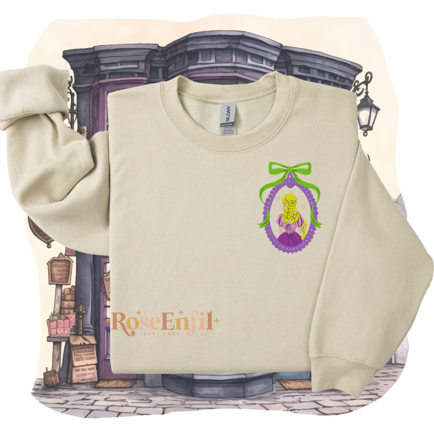 Princesse aux cheveux d'or - Collection Princesse - Broderie magique - Plusieurs couleurs