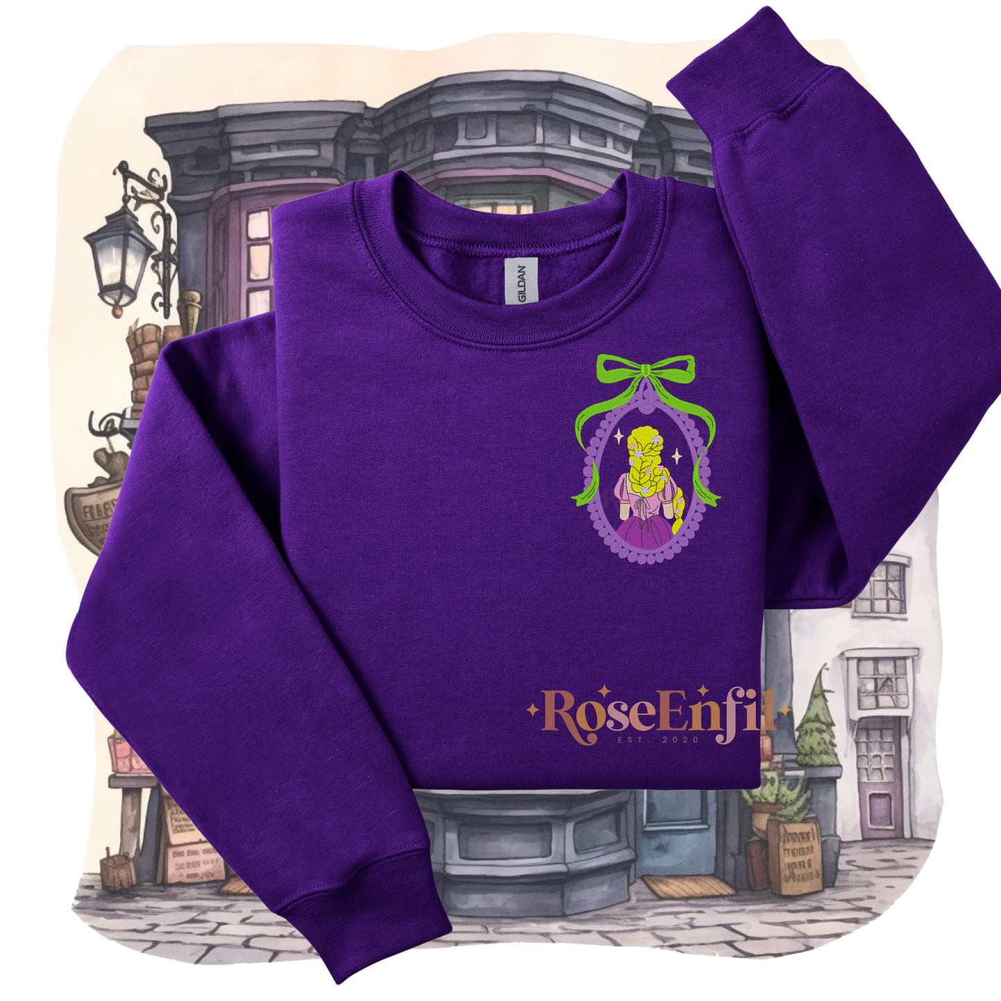 Princesse aux cheveux d'or - Collection Princesse - Broderie magique - Plusieurs couleurs
