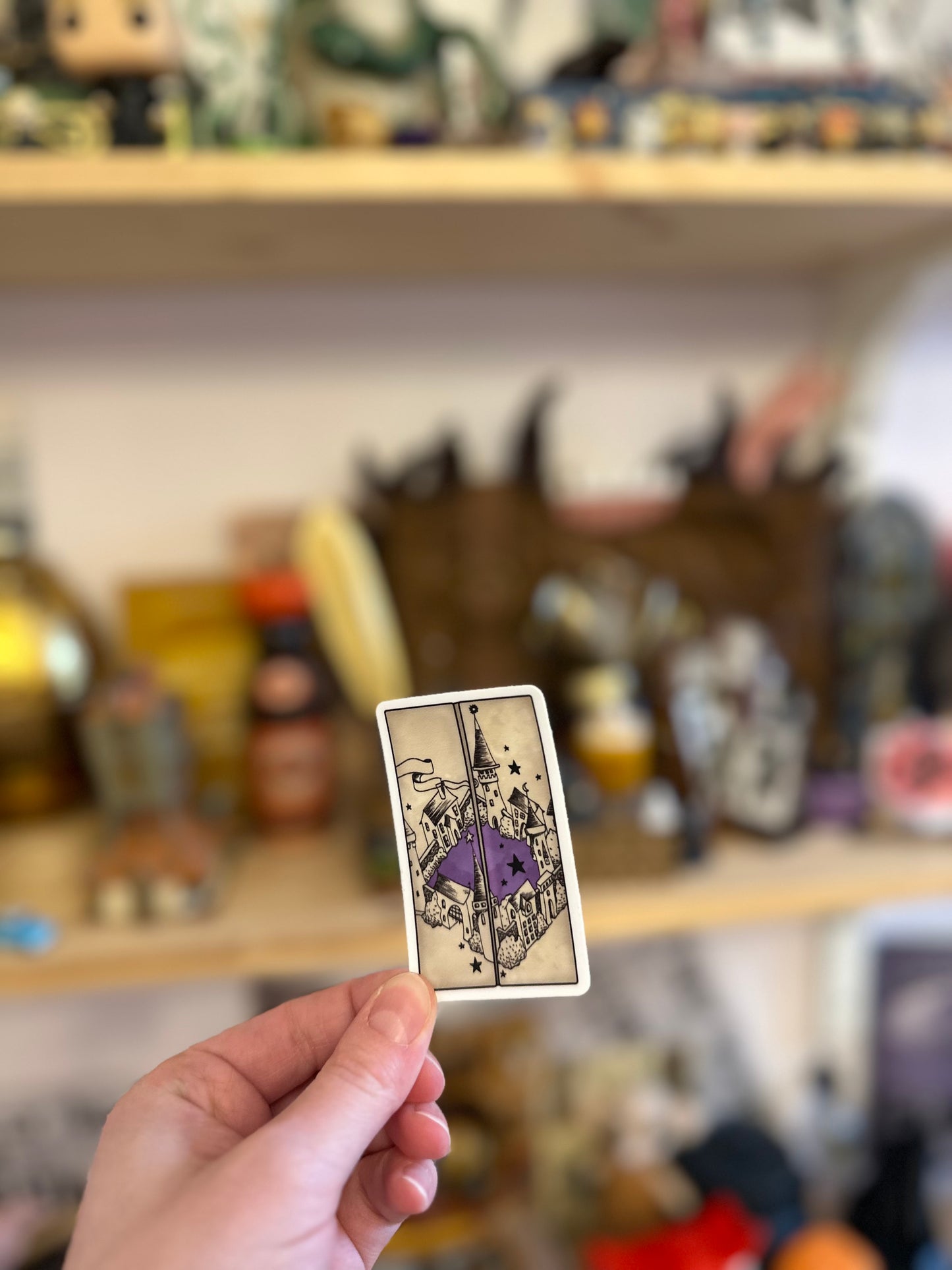 Autocollant stickers - La carte des marauders - résistant à l'eau