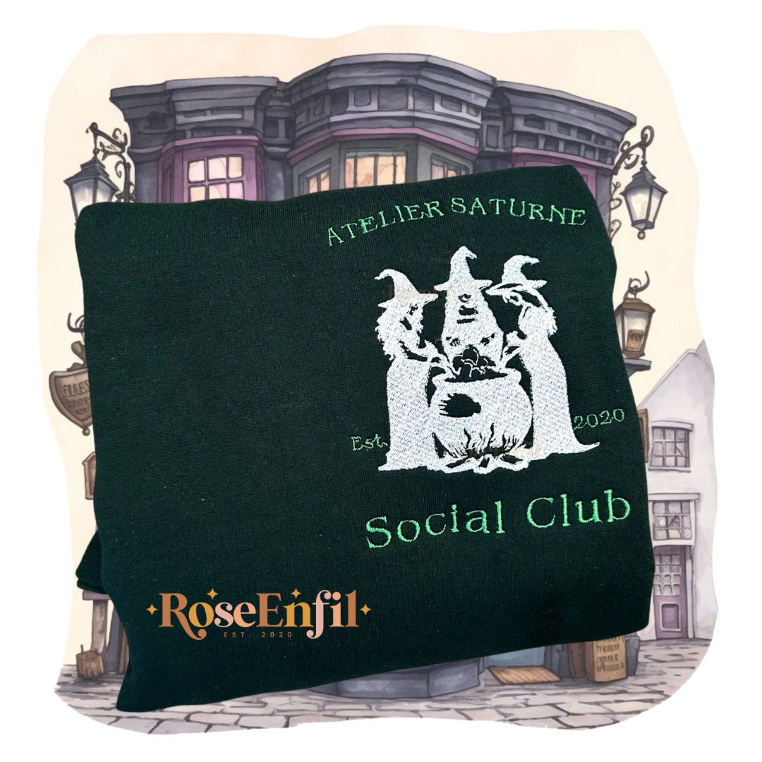 Atelier Saturne - Club Social (CREWNECK OU TSHIRT)