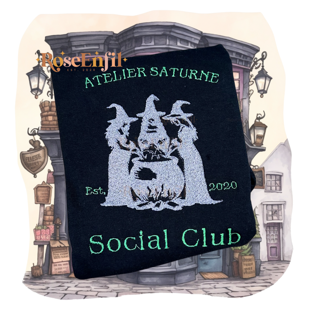 Atelier Saturne - Club Social (CREWNECK OU TSHIRT)
