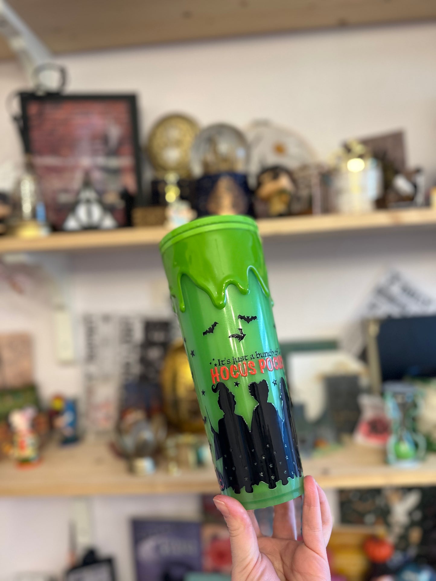 Tumbler vert Sorcières - Effet GLOW IN THE DARK