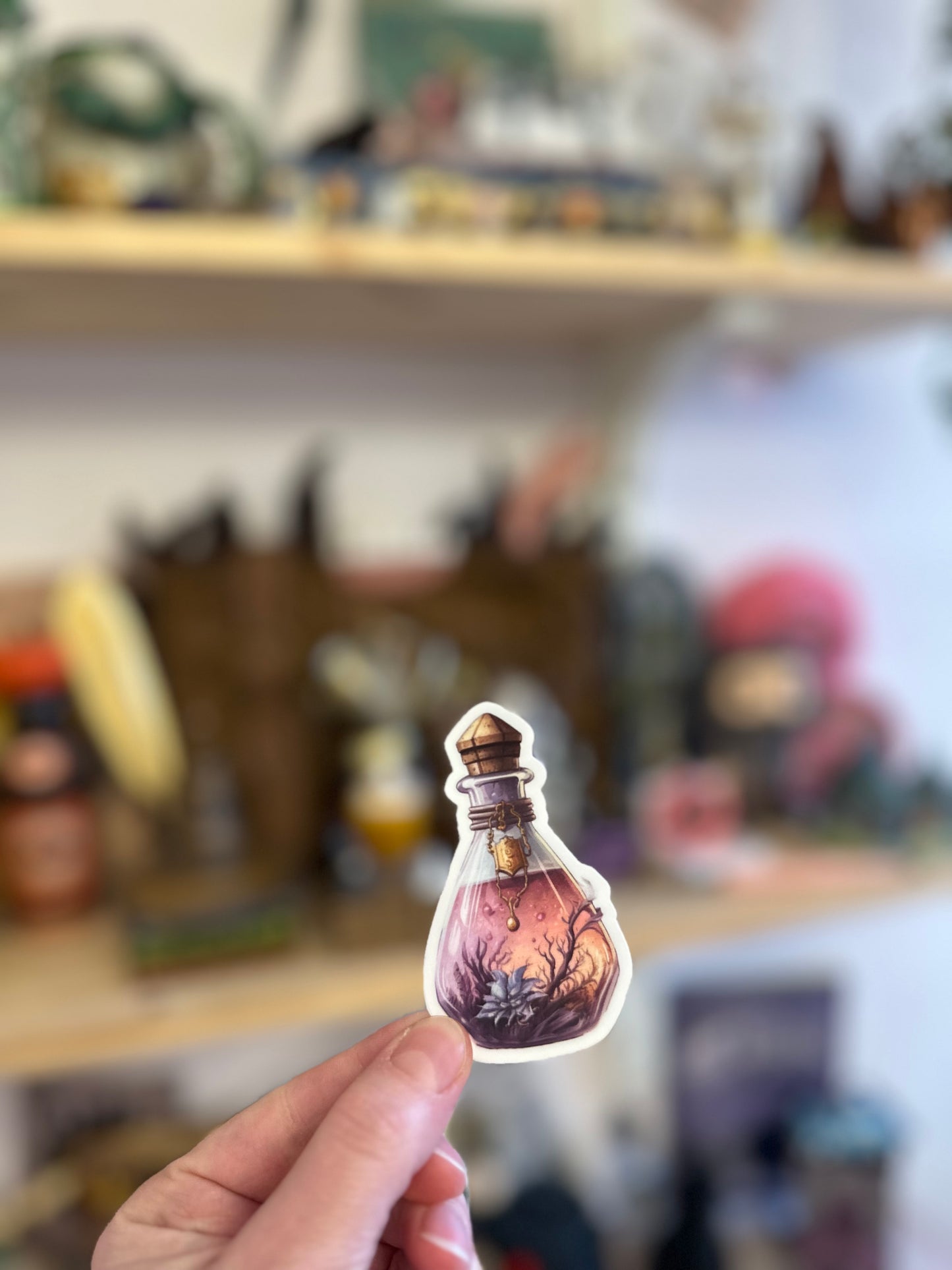 Autocollant stickers - potion - résistant à l'eau