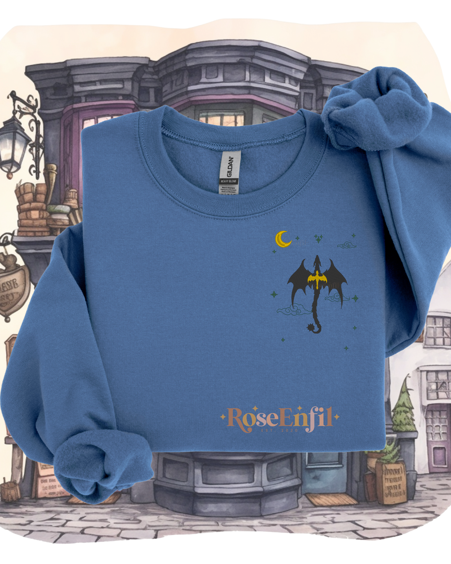 Dragon - Fantasy Book Collection - Magic Embroidery - Multiple Colors