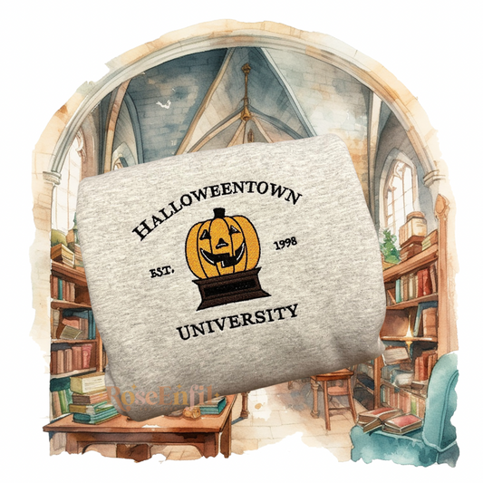 La ville d’Halloween - Broderie collection spooky - Plusieurs couleurs