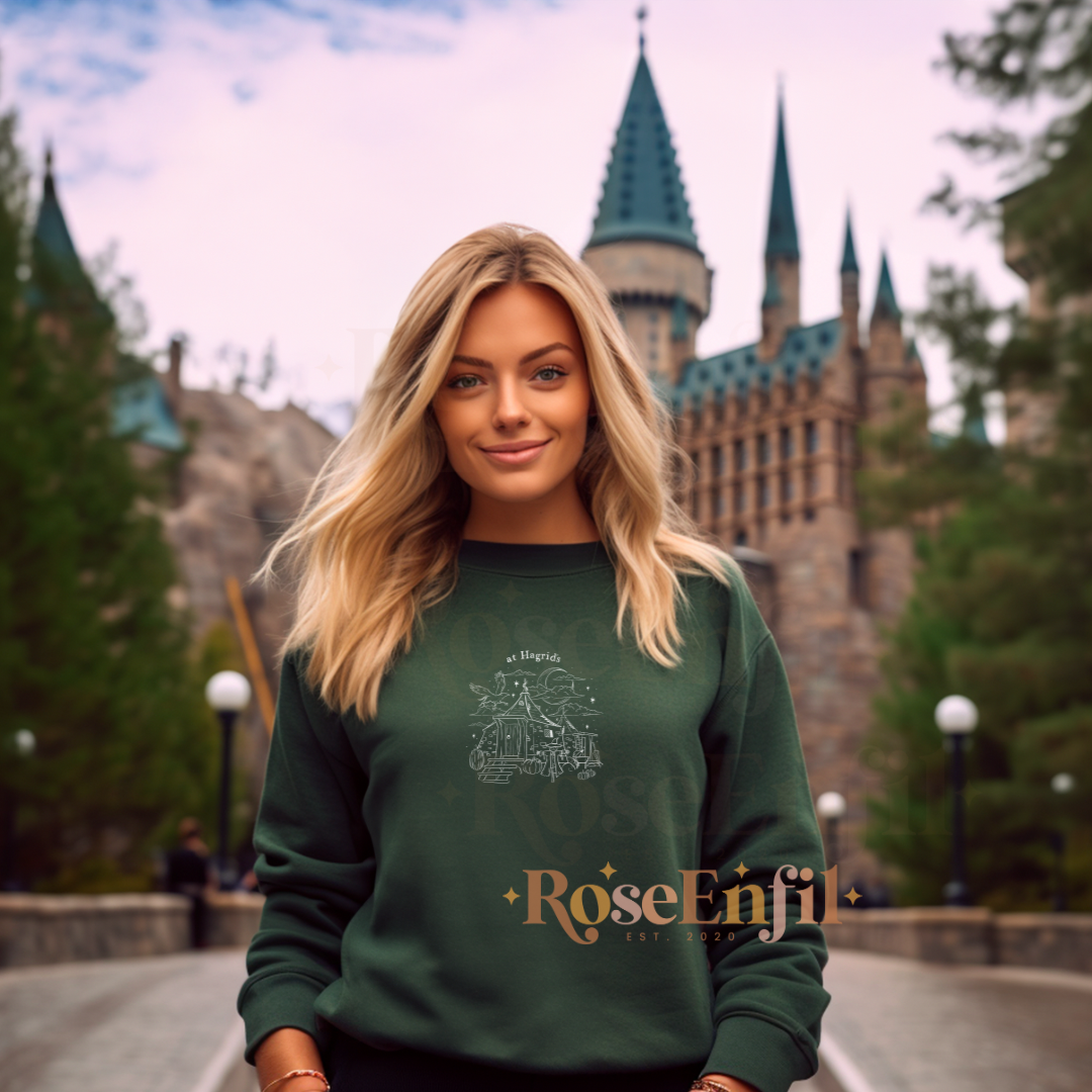 Chez Hagrid - automne - Plusieurs couleurs (broderie)
