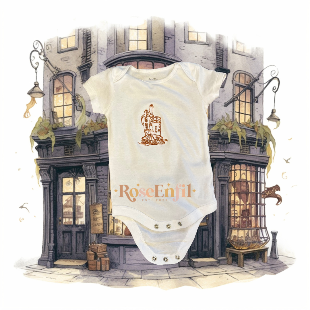 Précommande - Cache-couche Onesie -Design brodé - Bébé